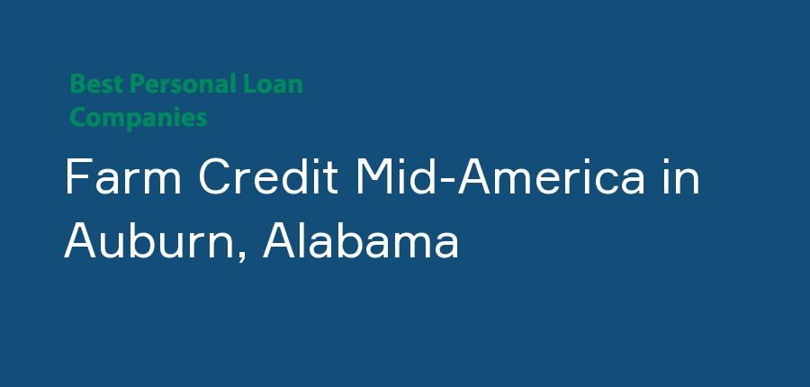 Farm Credit Mid-America in Alabama, Auburn