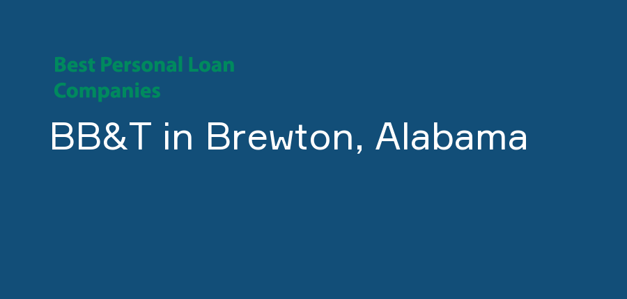 BB&T in Alabama, Brewton