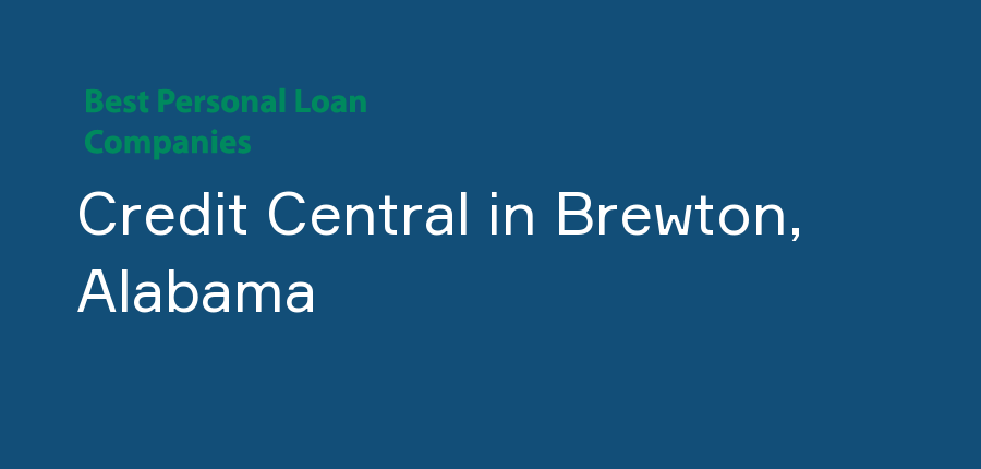 Credit Central in Alabama, Brewton