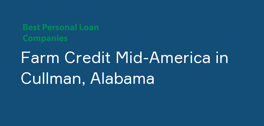 Farm Credit Mid-America in Alabama, Cullman