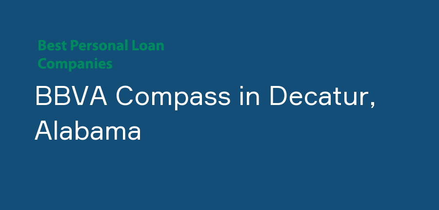 BBVA Compass in Alabama, Decatur