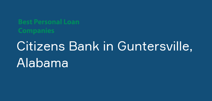 Citizens Bank in Alabama, Guntersville