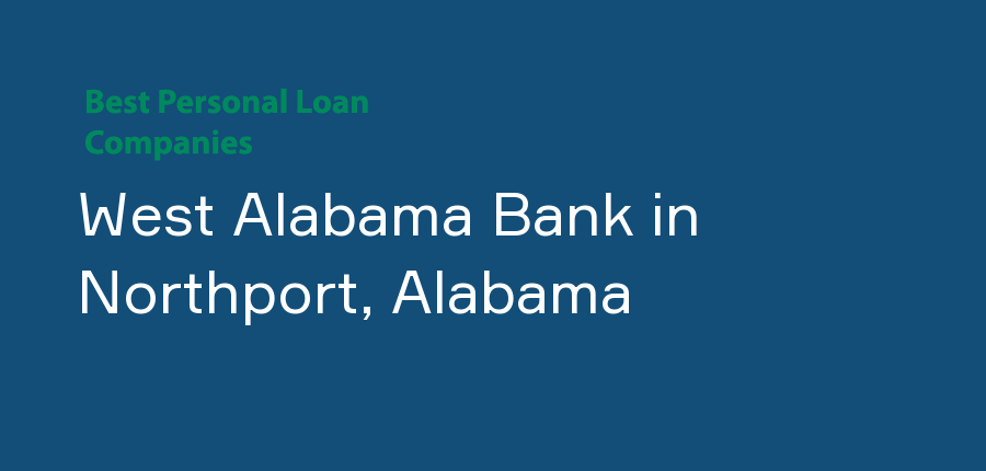 West Alabama Bank in Alabama, Northport