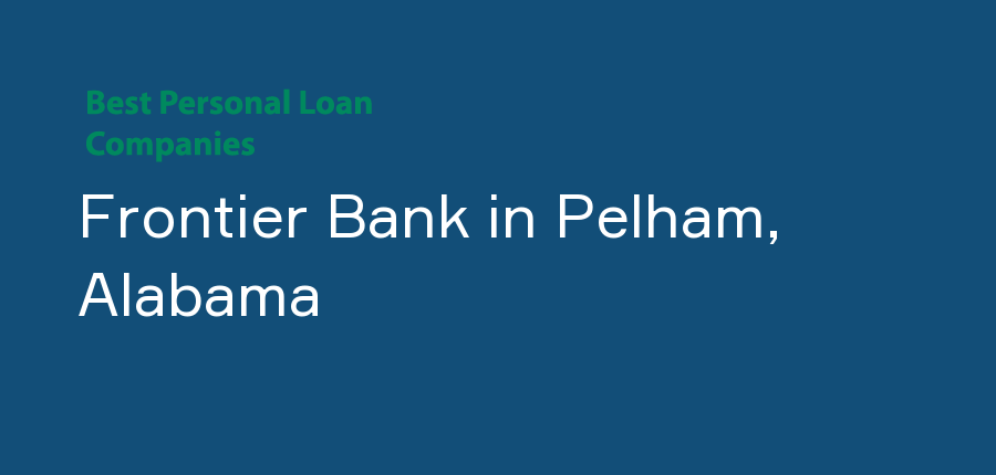 Frontier Bank in Alabama, Pelham