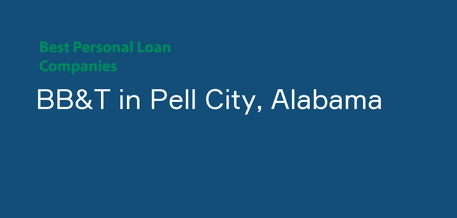 BB&T in Alabama, Pell City