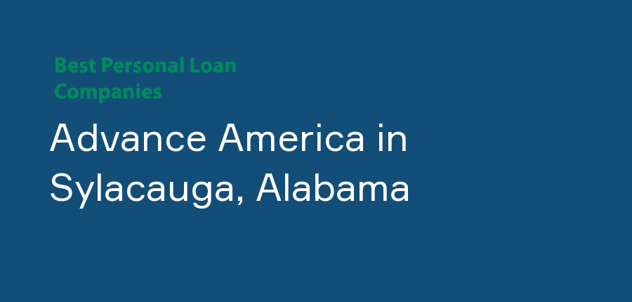 Advance America in Alabama, Sylacauga