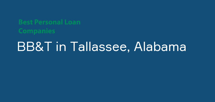 BB&T in Alabama, Tallassee