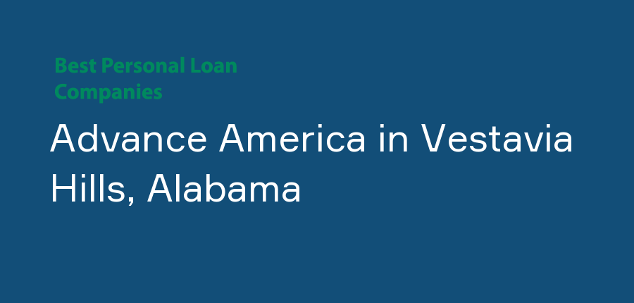 Advance America in Alabama, Vestavia Hills