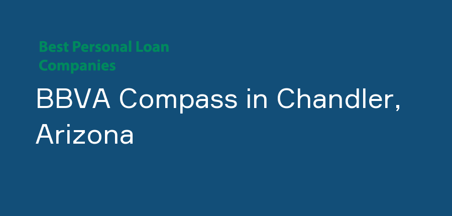 BBVA Compass in Arizona, Chandler