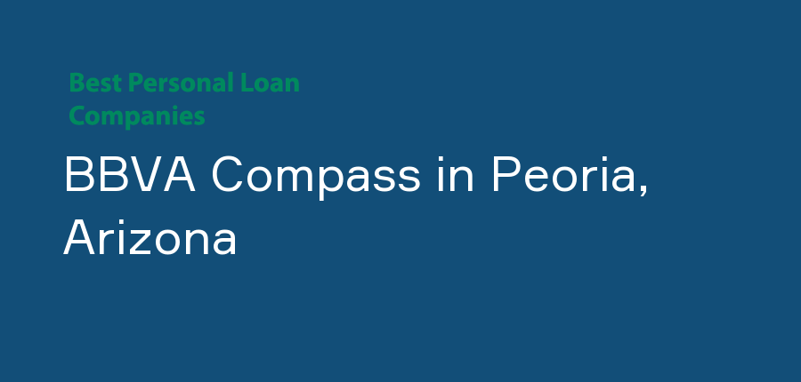 BBVA Compass in Arizona, Peoria