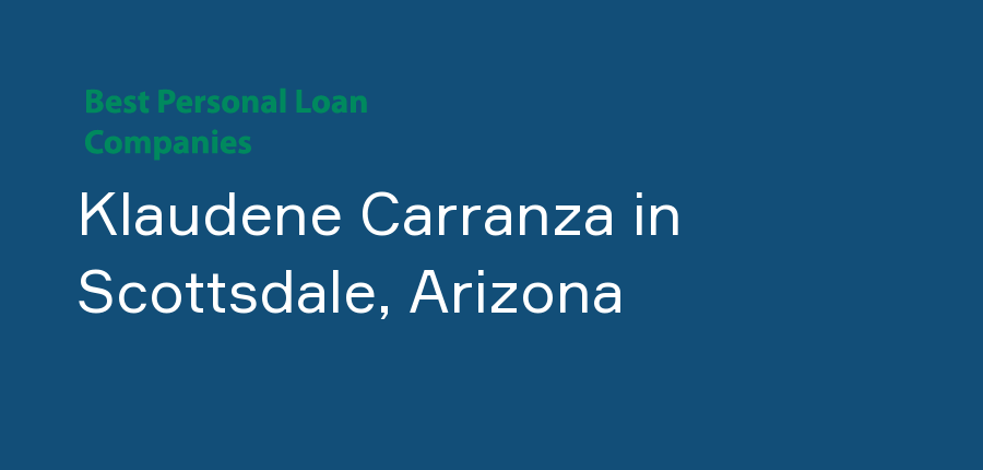 Klaudene Carranza in Arizona, Scottsdale