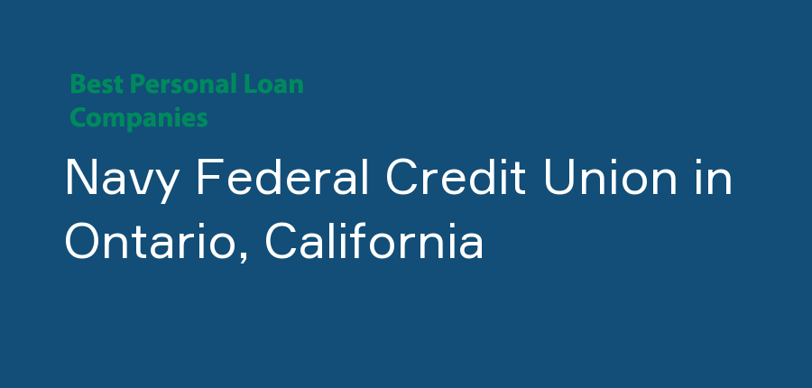 Navy Federal Credit Union in California, Ontario