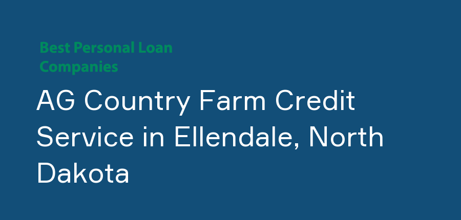 AG Country Farm Credit Service in North Dakota, Ellendale