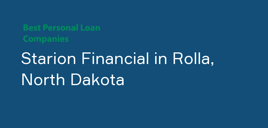 Starion Financial in North Dakota, Rolla