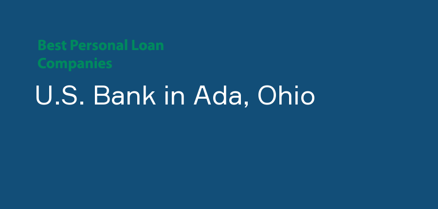 U.S. Bank in Ohio, Ada