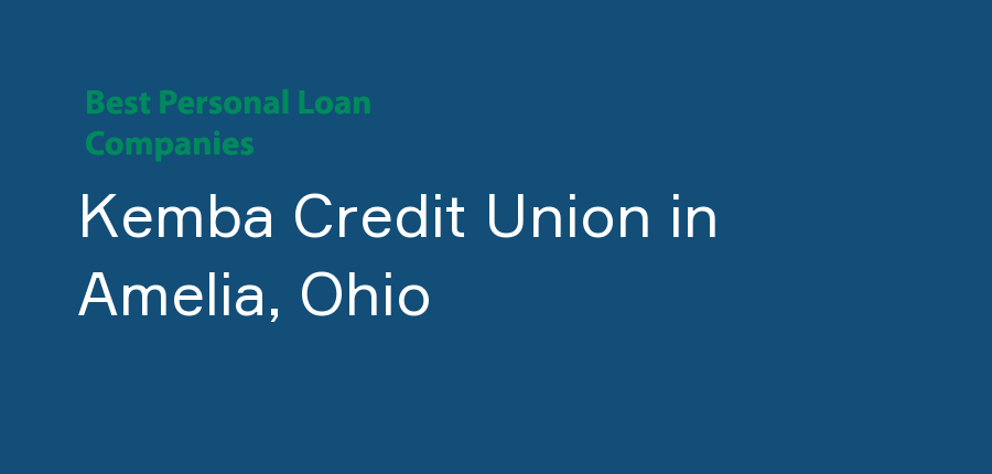 Kemba Credit Union in Ohio, Amelia