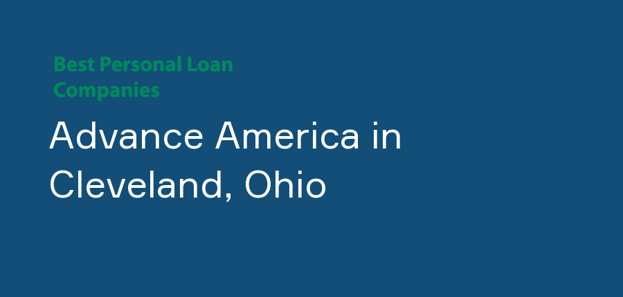 Advance America in Ohio, Cleveland