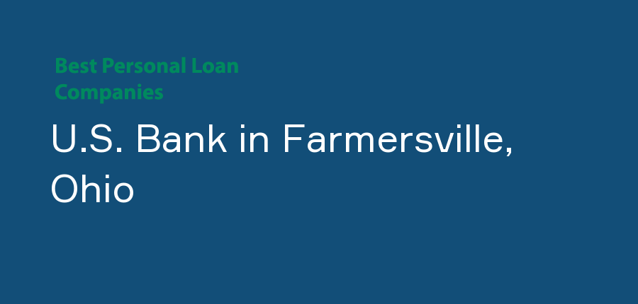 U.S. Bank in Ohio, Farmersville