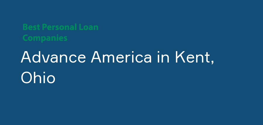 Advance America in Ohio, Kent