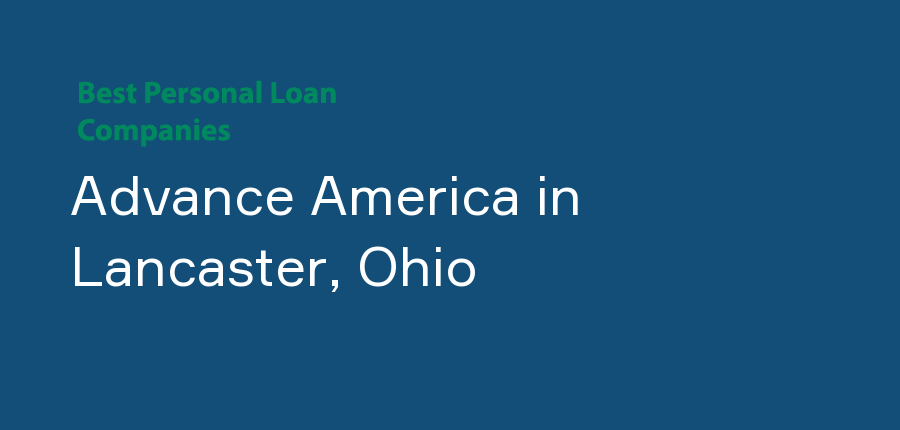 Advance America in Ohio, Lancaster