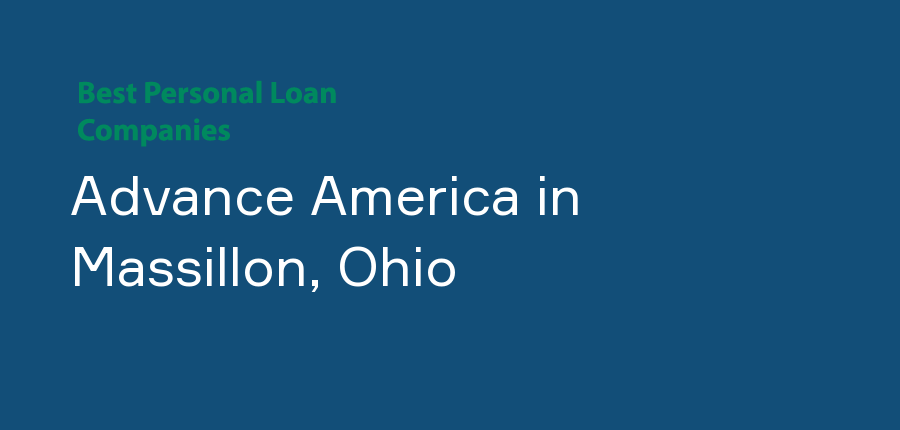 Advance America in Ohio, Massillon