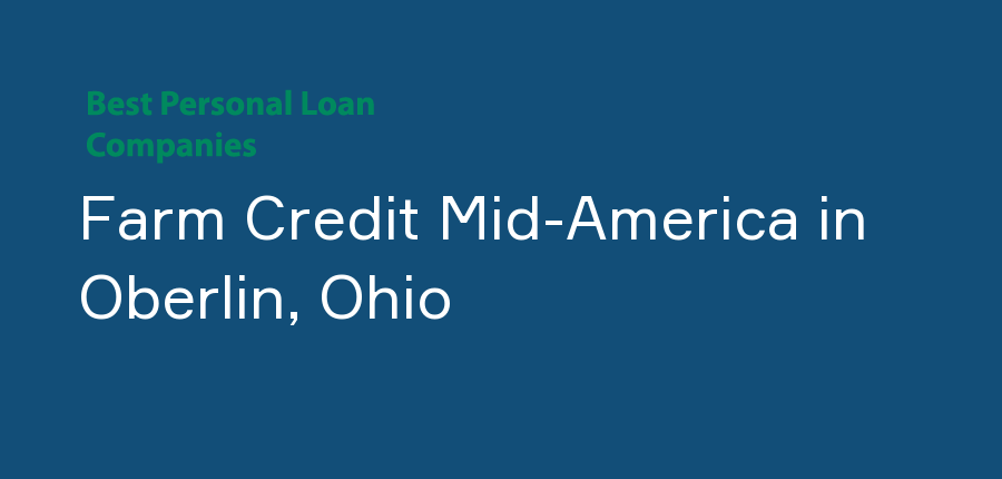 Farm Credit Mid-America in Ohio, Oberlin