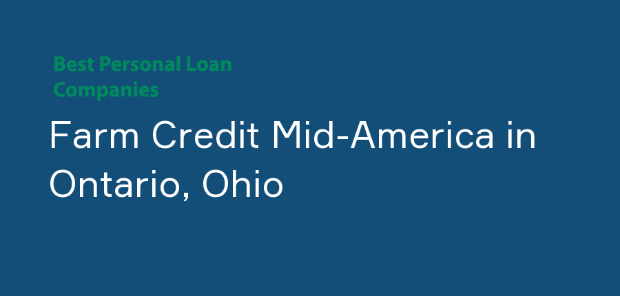 Farm Credit Mid-America in Ohio, Ontario