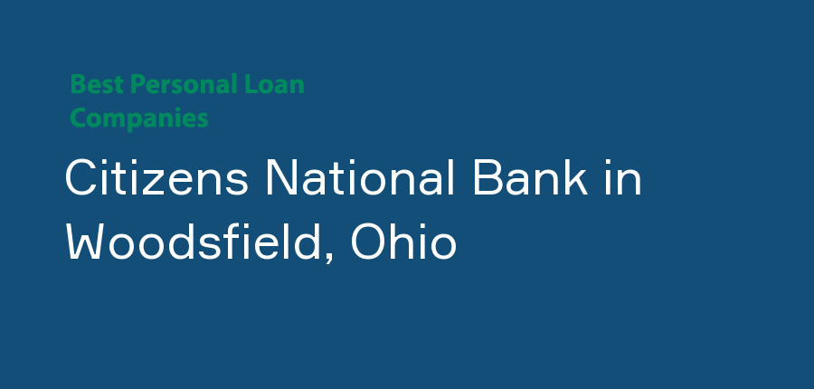 Citizens National Bank in Ohio, Woodsfield