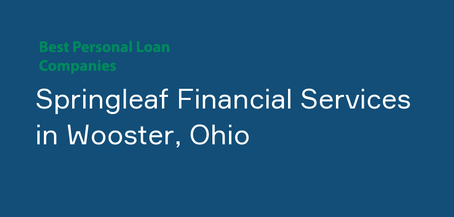 Springleaf Financial Services in Ohio, Wooster