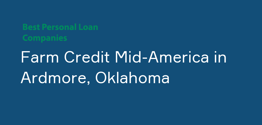 Farm Credit Mid-America in Oklahoma, Ardmore