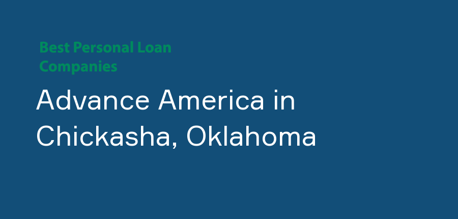 Advance America in Oklahoma, Chickasha