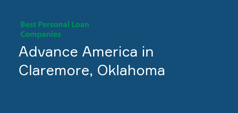 Advance America in Oklahoma, Claremore