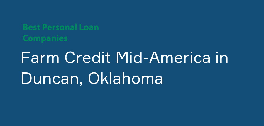 Farm Credit Mid-America in Oklahoma, Duncan