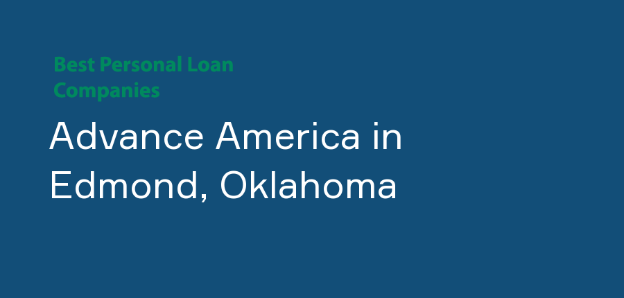 Advance America in Oklahoma, Edmond