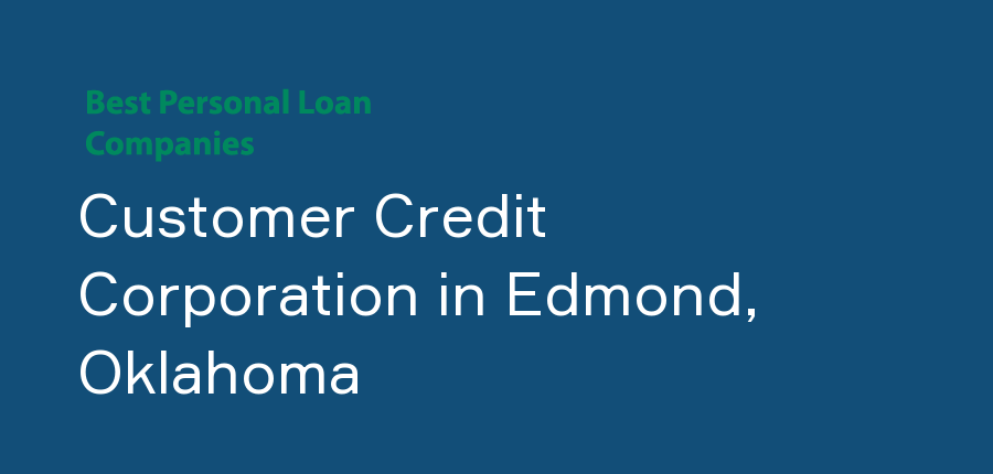 Customer Credit Corporation in Oklahoma, Edmond