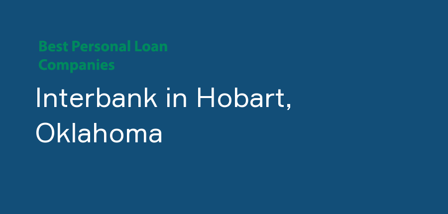 Interbank in Oklahoma, Hobart