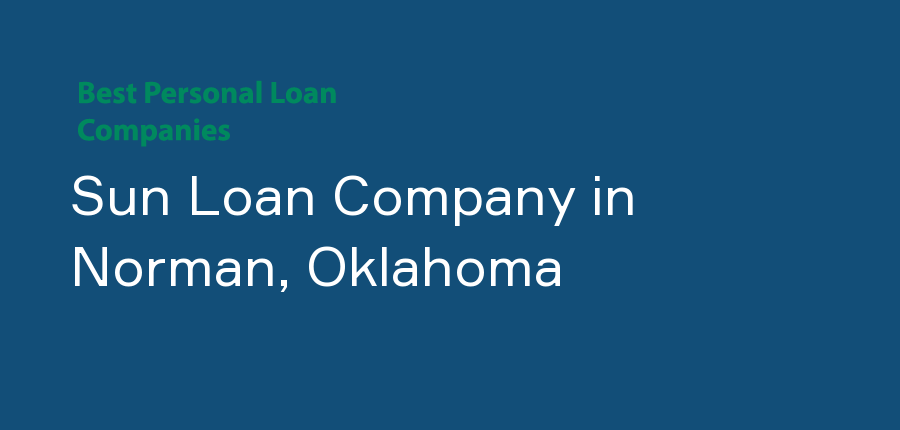 Sun Loan Company in Oklahoma, Norman