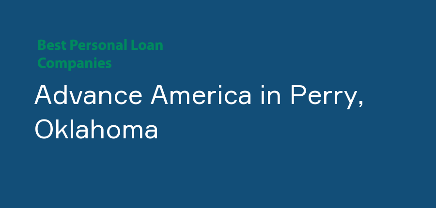 Advance America in Oklahoma, Perry