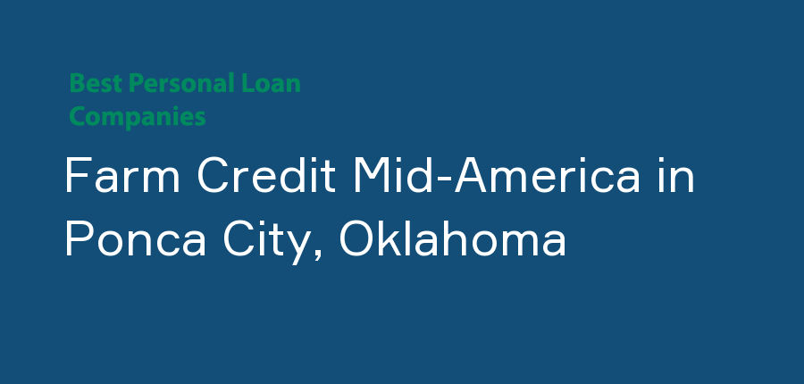 Farm Credit Mid-America in Oklahoma, Ponca City