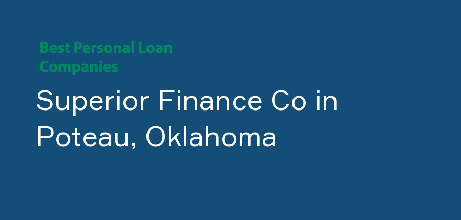 Superior Finance Co in Oklahoma, Poteau