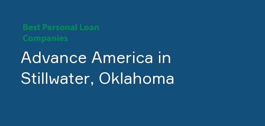 Advance America in Oklahoma, Stillwater