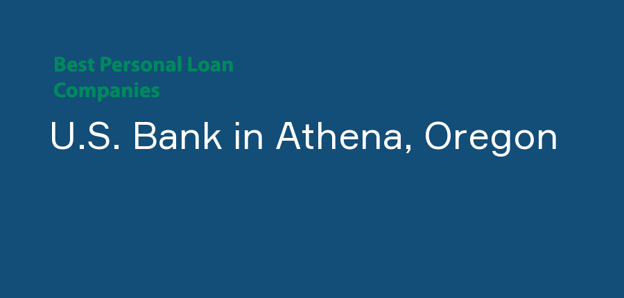 U.S. Bank in Oregon, Athena