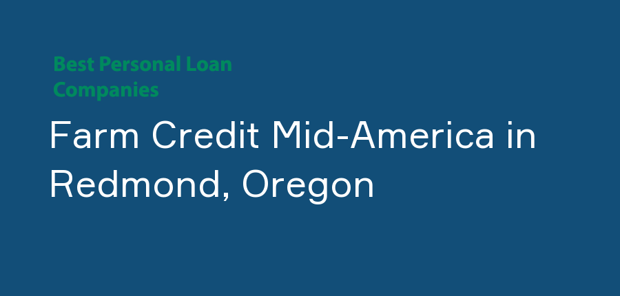 Farm Credit Mid-America in Oregon, Redmond