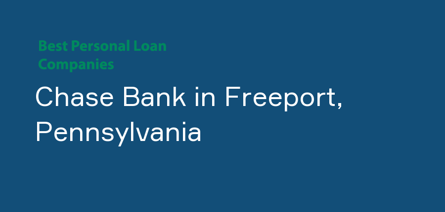 Chase Bank in Pennsylvania, Freeport