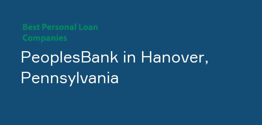 PeoplesBank in Pennsylvania, Hanover