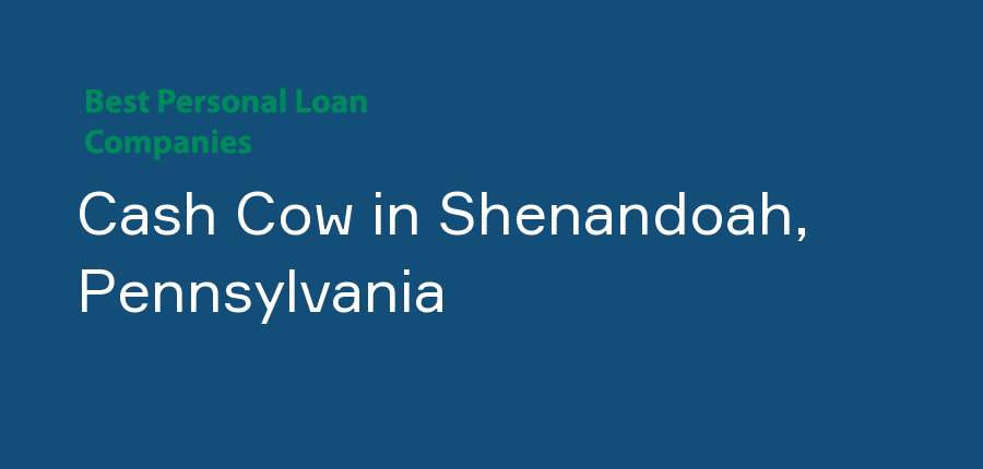 Cash Cow in Pennsylvania, Shenandoah