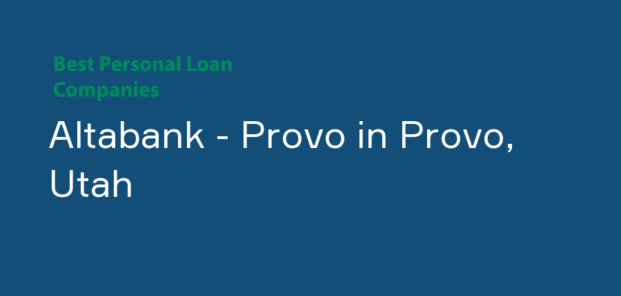 Altabank - Provo in Utah, Provo