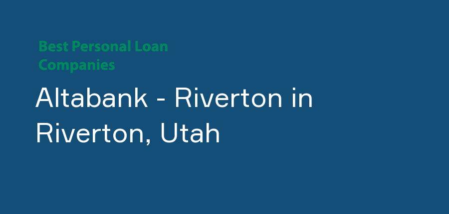 Altabank - Riverton in Utah, Riverton