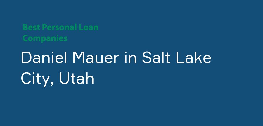 Daniel Mauer in Utah, Salt Lake City