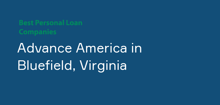 Advance America in Virginia, Bluefield